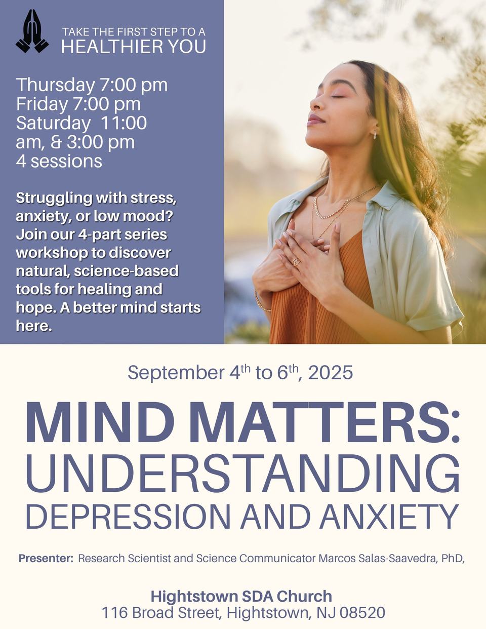 Mind Matters workshop poster
