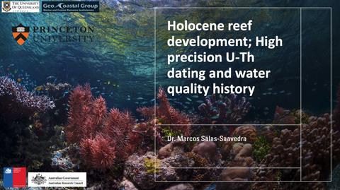 Marcos Salas-Saavedra presenting at the Geochronology Seminar Series, Stony Brook University (Nov 2023)